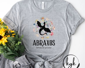 Abraxos Botanical Garden (in Black) Throne of Glass Series Inspired PNG