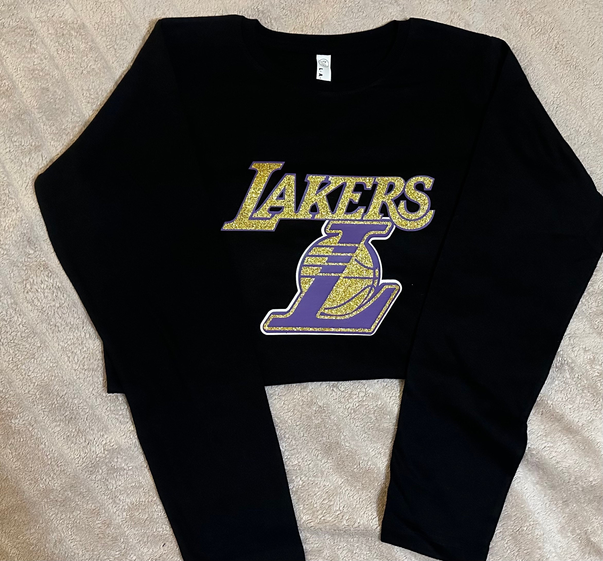 FIFTH&OCEAN Los Angeles Lakers Girls Sequins T-Shirt 20 / 10/12