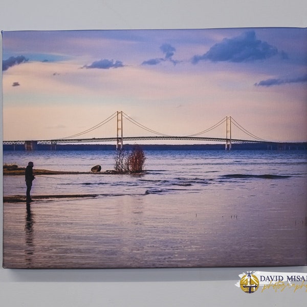 Mackinac Bridge Canvas Photgraph