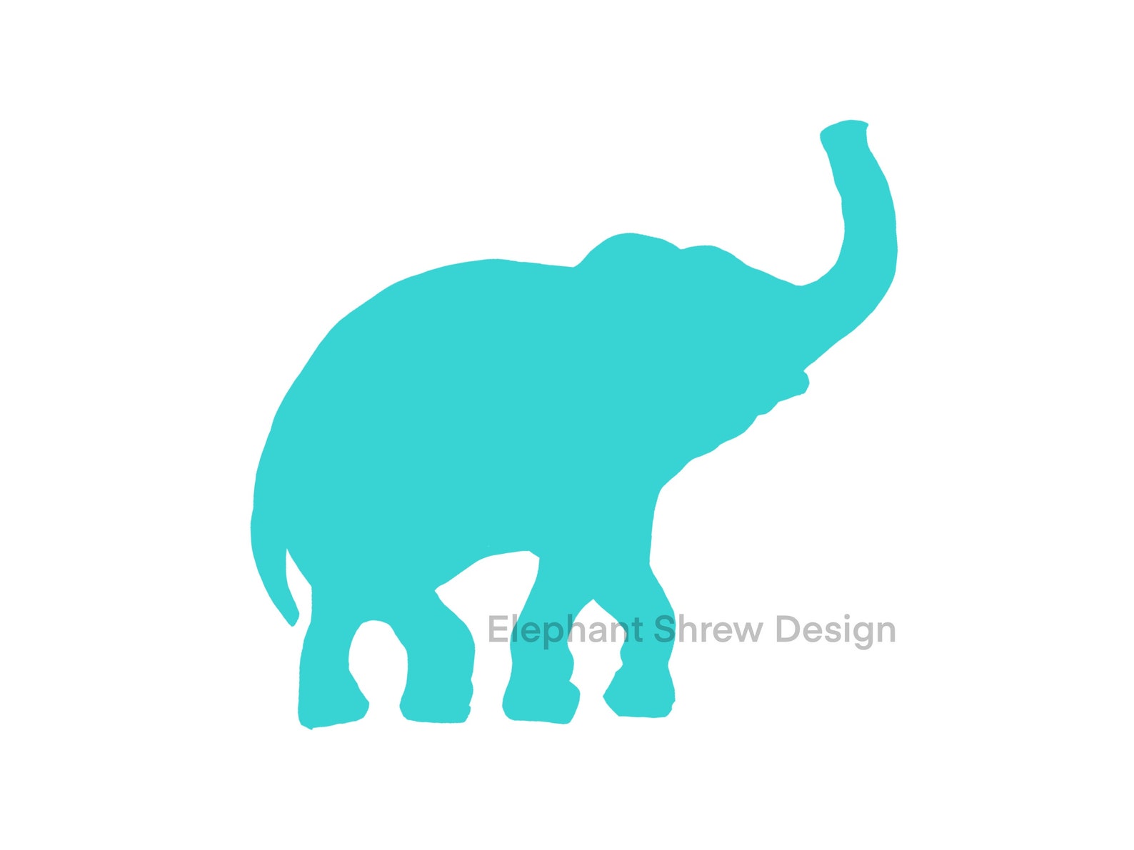 Elephant Stencil Reusable Digital Art Stencil Elephant SVG Etsy
