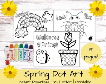 Do A Dot Activity Pages | Fine Motor Skills | Dot Marker Printable For Kids | Dot Marker Toddler | Kids Coloring Page | Preschool Activity