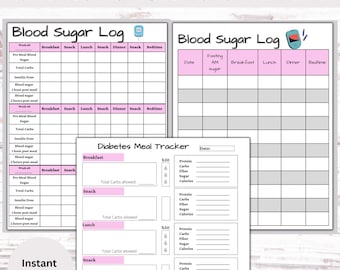 Rastreador de diabetes, Rastreador de açúcar no sangue, Dieta para diabéticos, Contagem de carboidratos
