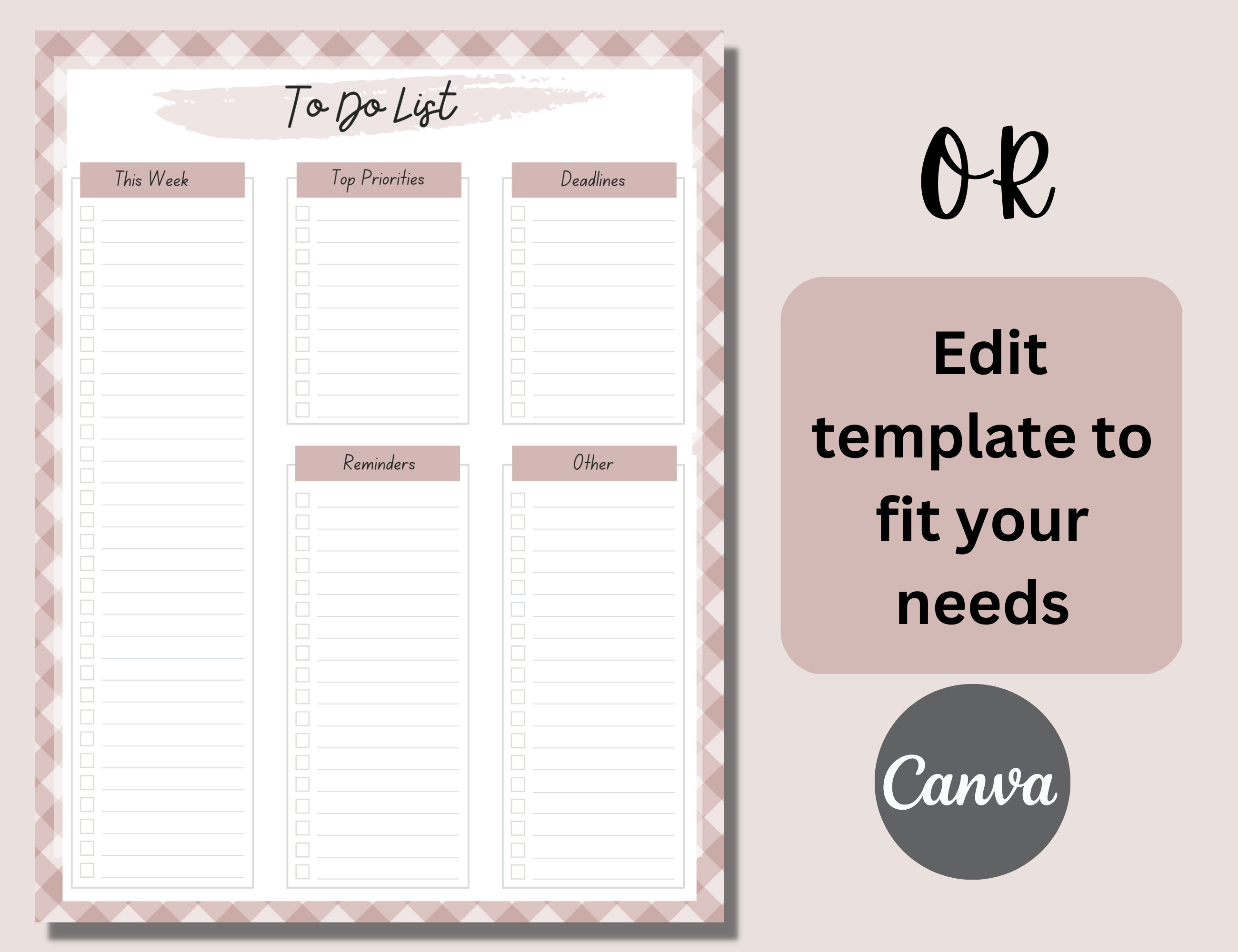 Simple Task List Template