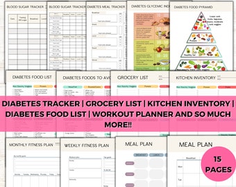Diabetes Lebensmittelliste | Typ 2 Diabetes Speiseplan | Schwangerschafts-Kalender | Glykämischer Index Diabetiker-Lebensmittelliste | Diabetes-Planer