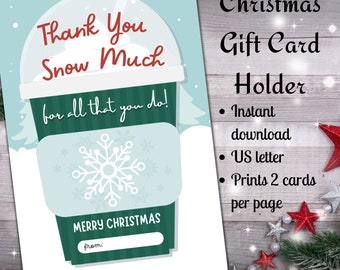 Regalo de café / Regalo del personal / Regalo de compañero de trabajo / Titular de la tarjeta de regalo de café de Navidad / Que sus días sean felices y cafeinados / Felices vacaciones