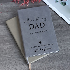 Leather Journal, father memorial gift, dad memorial gift, loss of father gift, dad remembrance gift, Grief Gift, Loss Of Loved One