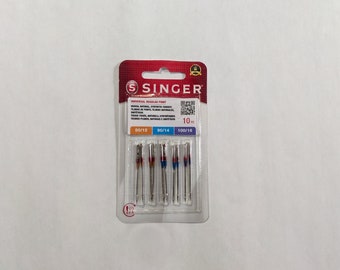Vintage Curved Singer Sewing Machine Needles, 10 Needles, Choose your size