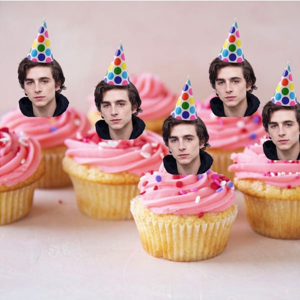 Timothée Chalamet Cake Toppers