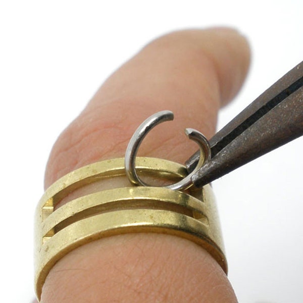 Herramienta para anillas de salto, 1 pieza, herramienta para hacer joyas, fornituras para joyería, suministros para joyería, herramienta, fornituras para collares, se envía desde EE. UU.