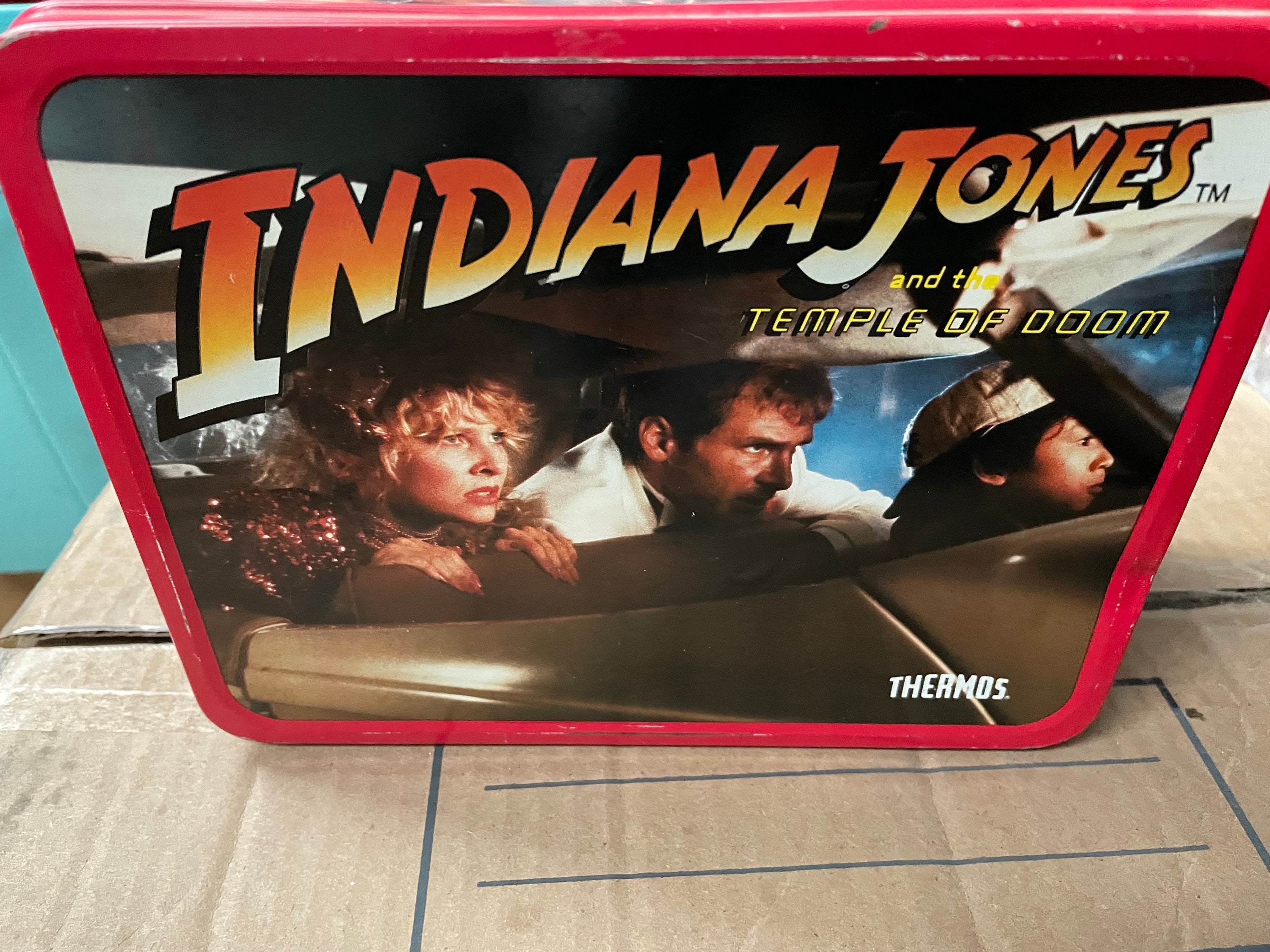 1984 Thermos Indiana Jones & The Raiders of the Lost Ark Lunch Box (1A)