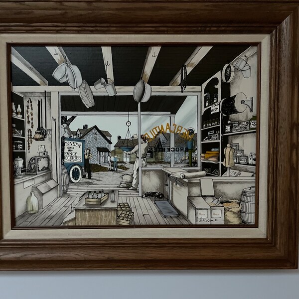 Christmas hargrove painting