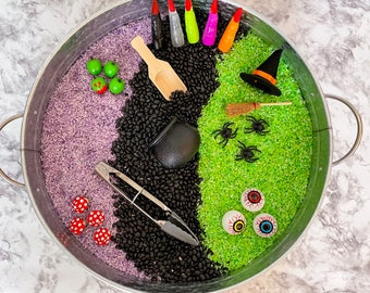 Witch&#39;s Brew Sensory Bin Kit | Halloween Sensory Bin, Witch&#39;s Brew, Halloween Play Kit | *bin not included