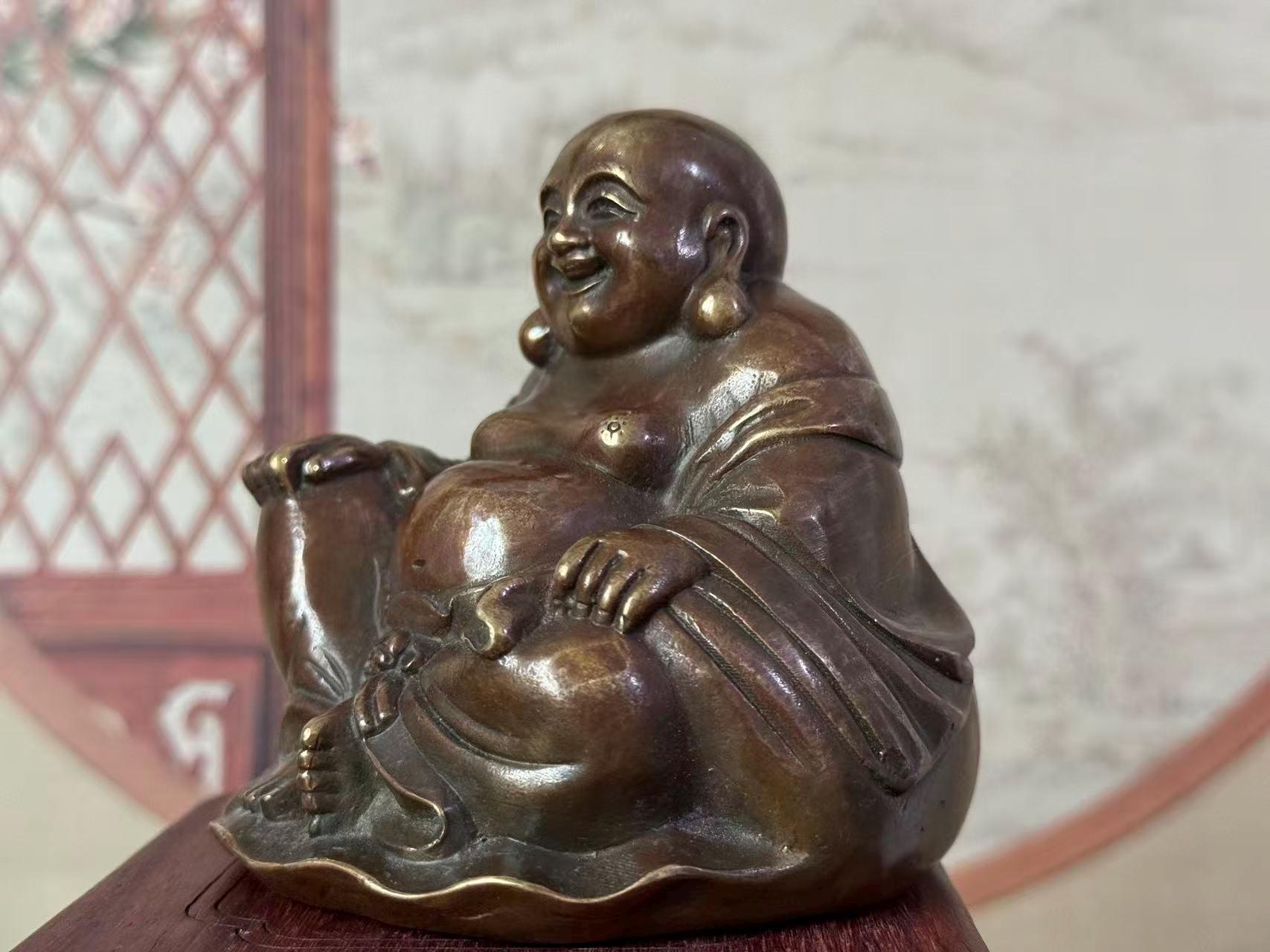 仏像　銅製 仏像 銅製 釈迦如来様 開運 風水 重厚 極細工 装飾品 工芸品 美術品