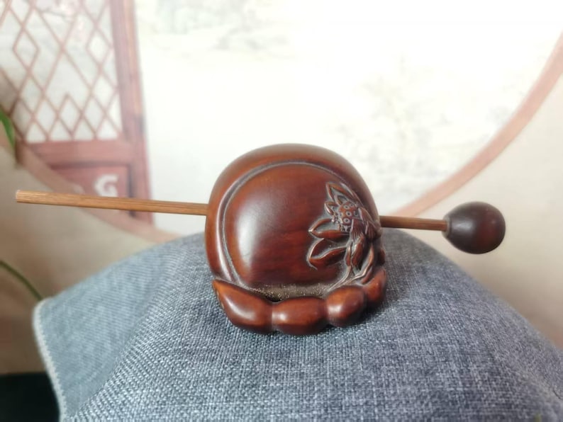Handcrafted Wooden Muyu Mokugyo Buddhist Monk Instrument Drum Fish ...