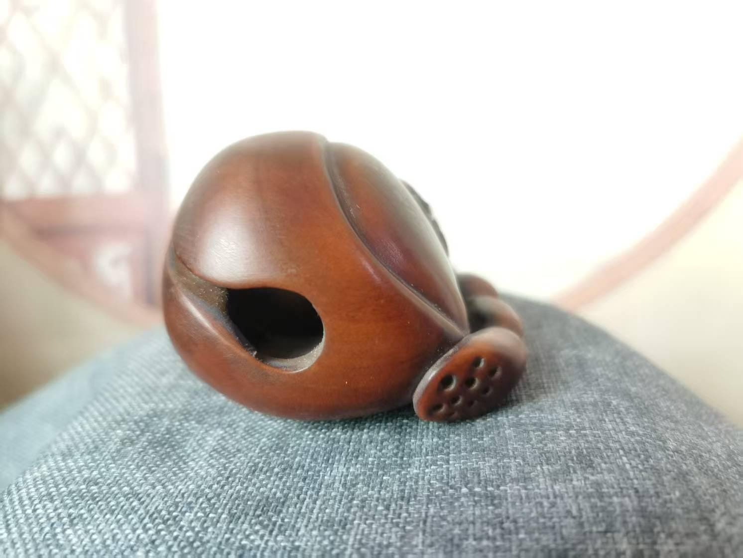 Handcrafted Wooden Muyu Mokugyo Buddhist Monk Instrument Drum Fish ...