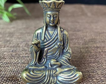純銅製地蔵菩薩立像 地蔵菩薩像 銅像 青銅 真鍮 チベット仏教 仏陀 