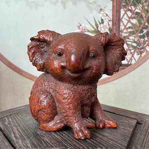 Handmade Wooden Carving Craft animals Decorative Figurine Sculpture Artwork Collected in Family Office and LivingRoom wood indoor sculpture