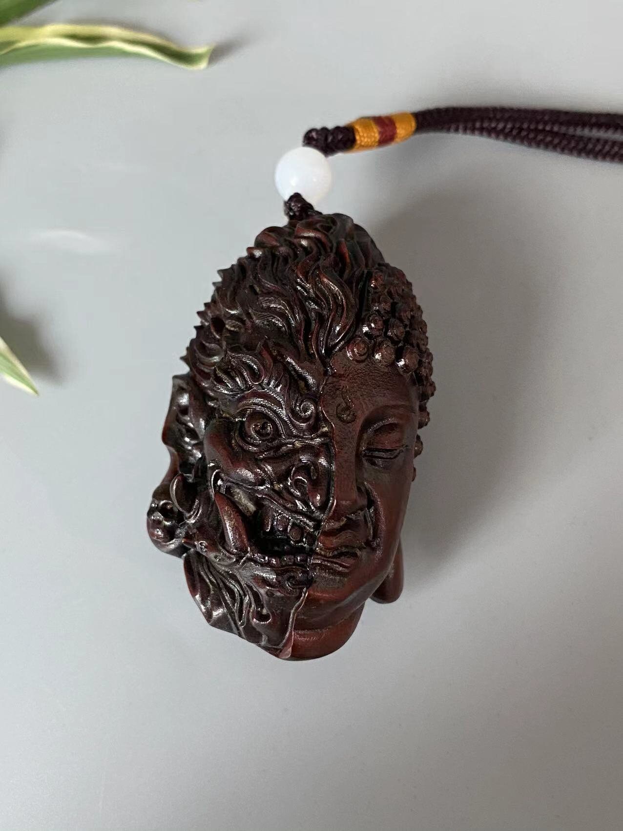 Hand Carved Wooden Buddha Statue