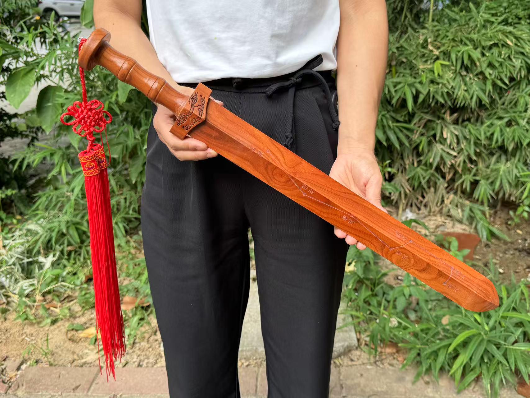 Natural Peach Wood Sword Chinese Traditions Feng Shui Blessing