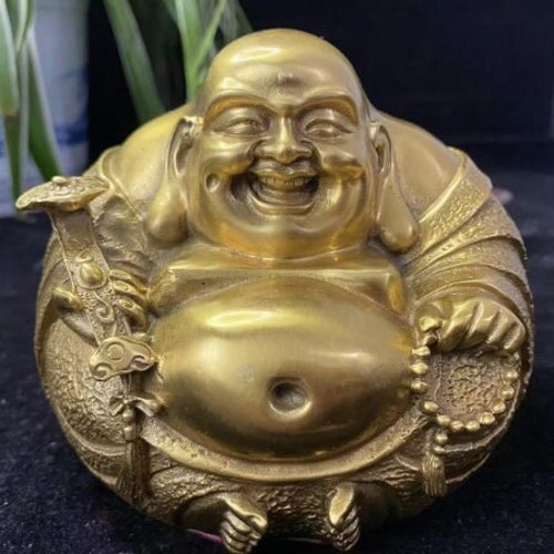 ヴィンテージ銅製観音菩薩像 観音菩薩座像 観音菩薩 慈悲の女神 禅