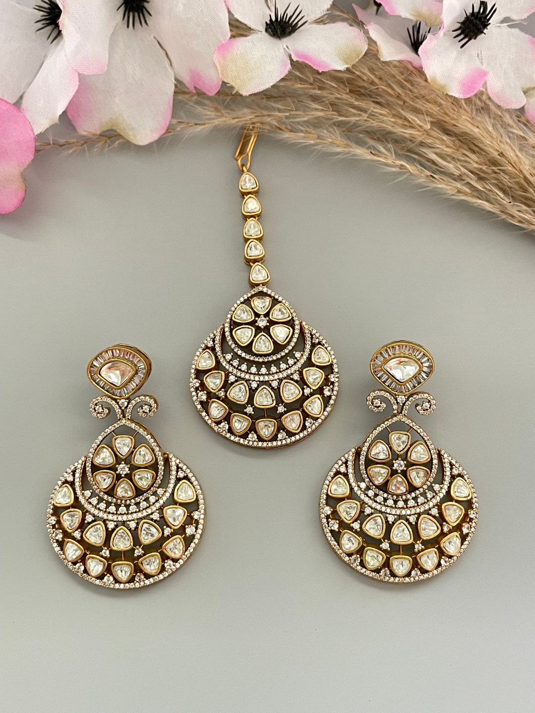 Earring mangtika Clearance