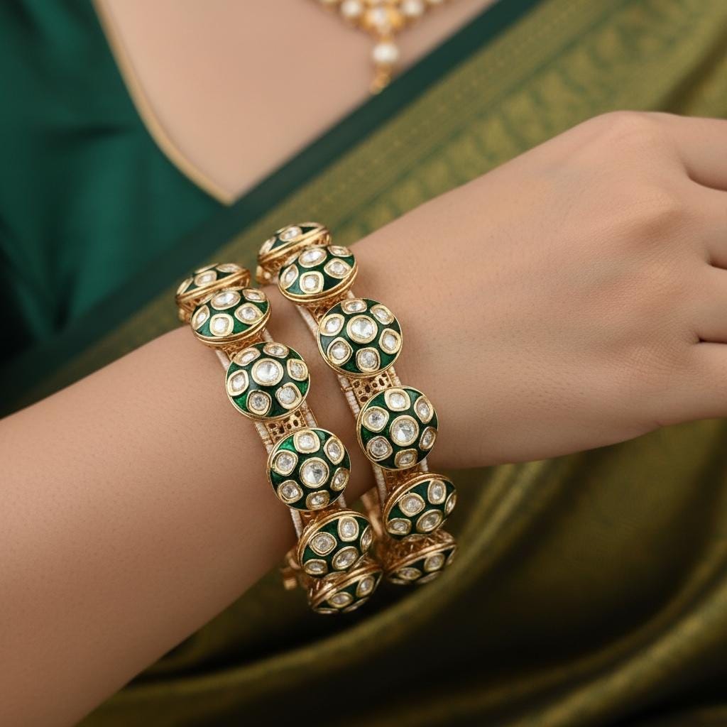 Gold Gokhru Bangles Design Swarna Rajputana Gokhru Bangle Sone Pe Suhaga Collection