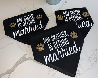 Engagement Dog Bandana