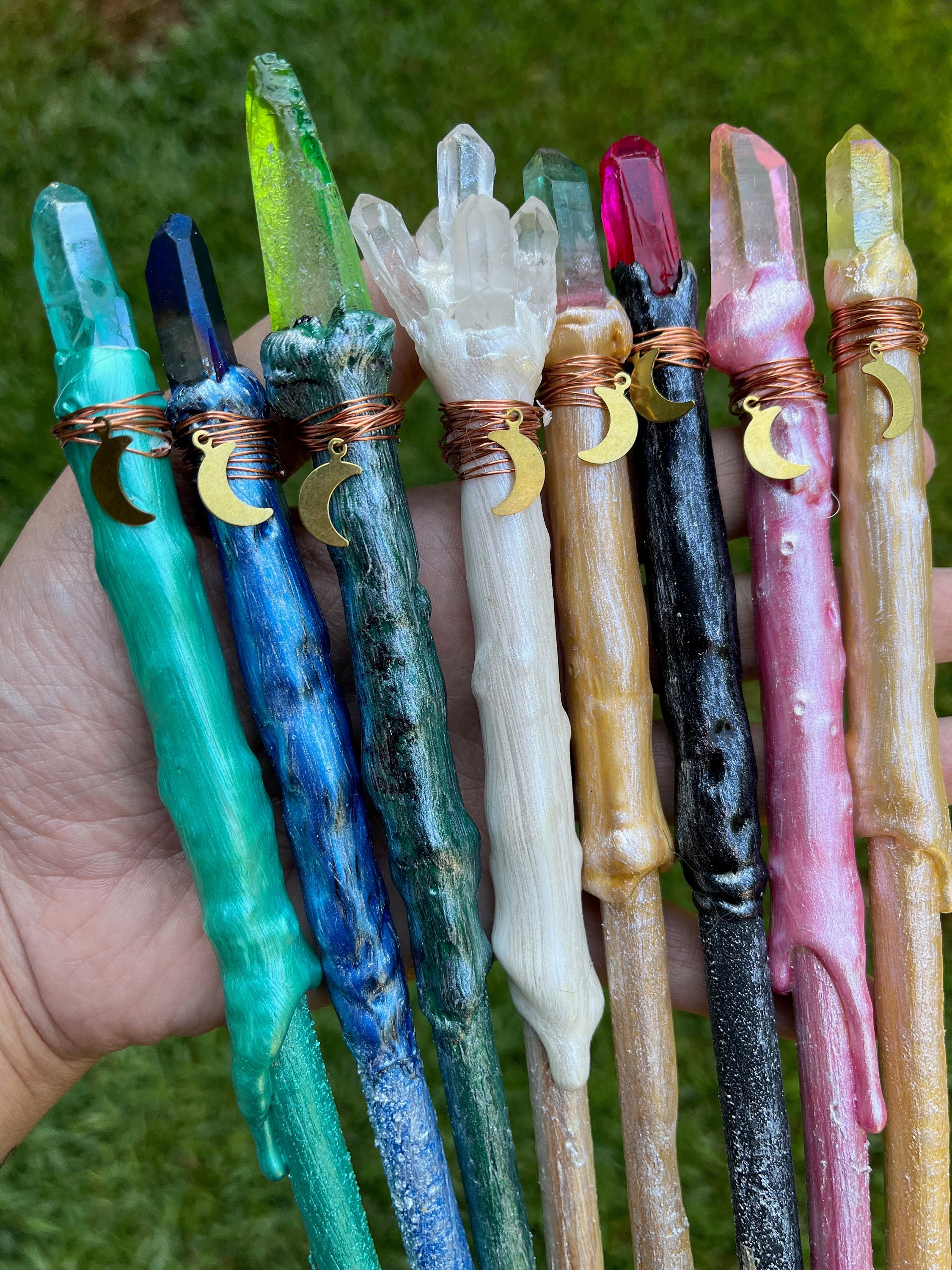 Crystal Wood And Clay Wands ubicaciondepersonas.cdmx.gob.mx