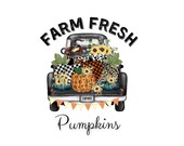 FALL SVG, pumpkins, country, old truck, rustic, autumn