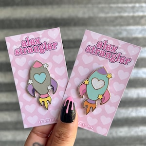 Pastel Rocket - Enamel Pin