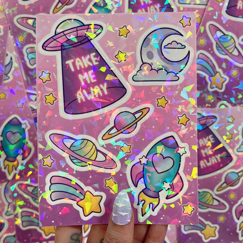 Out of This World Vinyl Sticker Sheet - Etsy