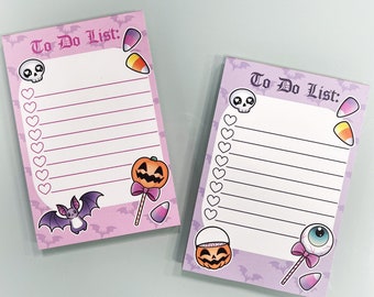 Ghost Checklist Memo Pad 4 X 5.5 Cute Daily Things to Do List ...
