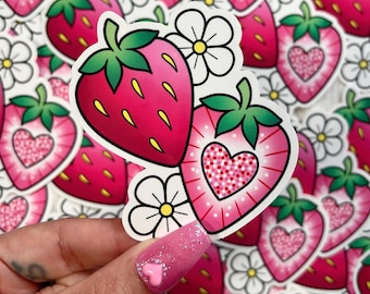 Strawberries - Vinyl Sticker