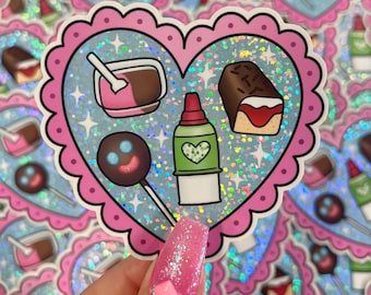 Dulce Dreams - Vinyl Glitter Sticker