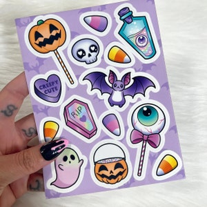 Kawaii Halloween - Vinyl Sticker Sheet