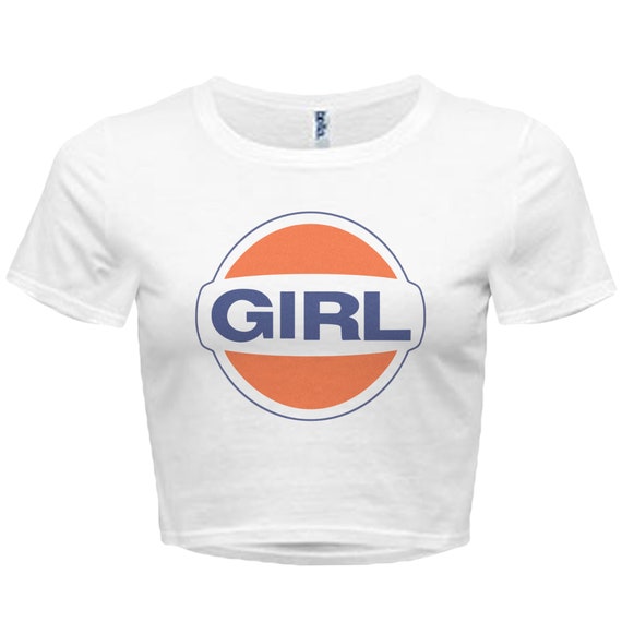 Girl Logo Shirt 90's (NEW VERSION) - Women's Crop Top - Etsy
