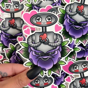 Robot Love - Vinyl Sticker