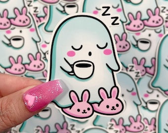 Sleepy Ghost - Vinyl Sticker