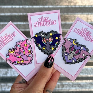 Spoopy Bat Heart - Enamel Pin