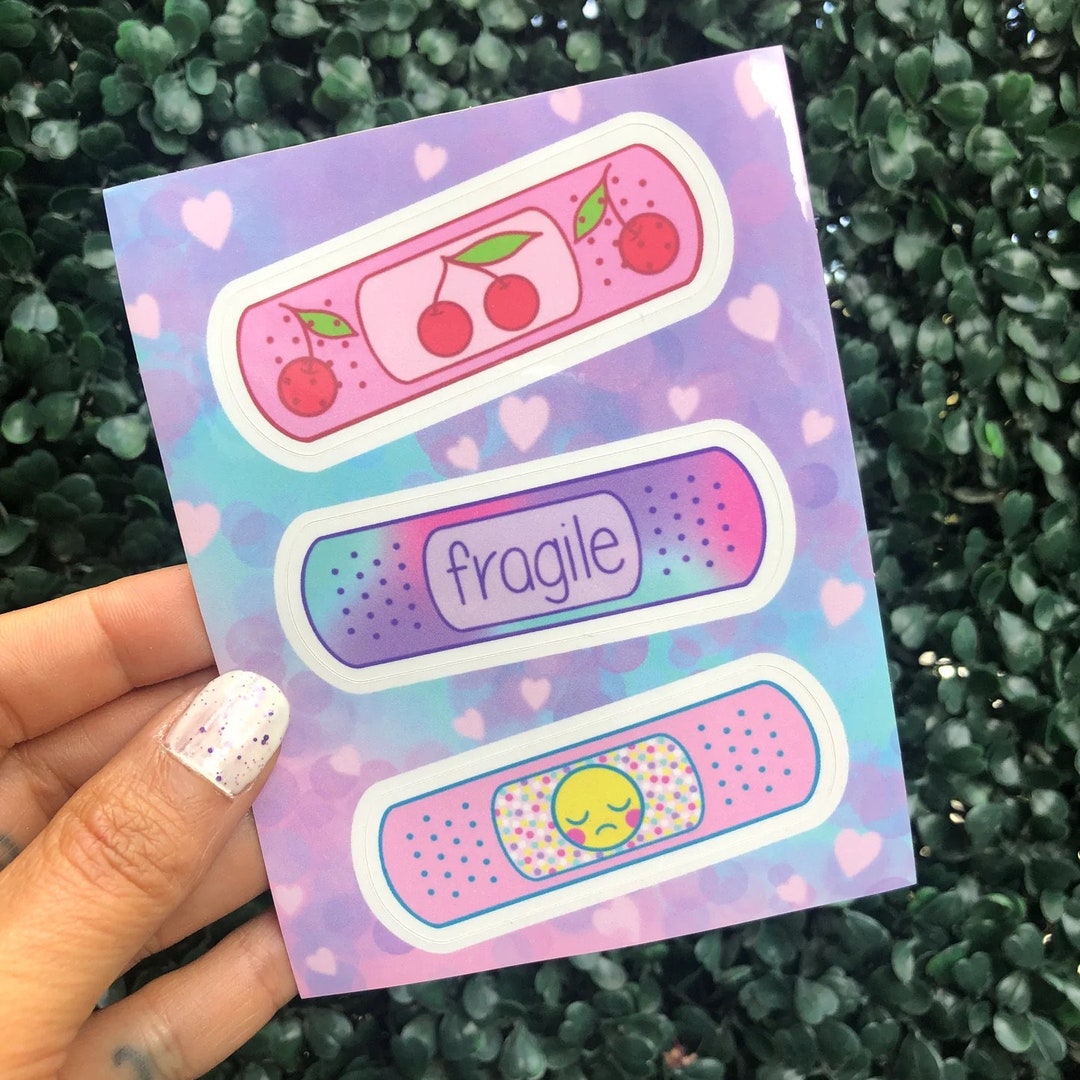 Bandaids Vinyl Sticker Sheet Etsy