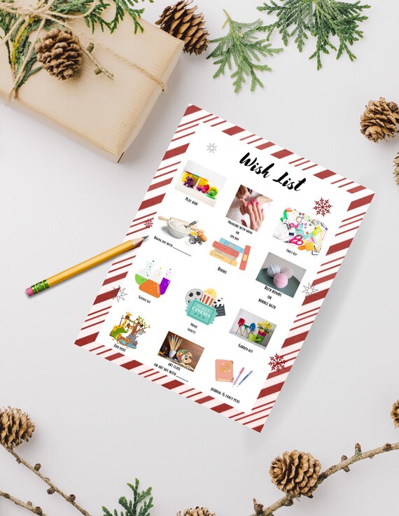 Minimal Experience Consumable Kids Christmas Wishlist Canada