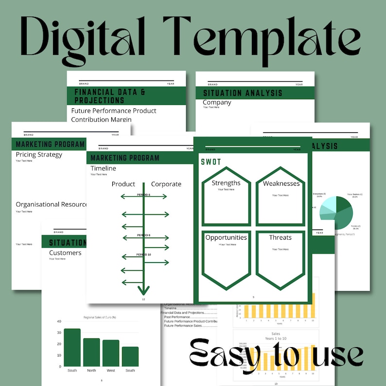 2025 Marketing Plan Template Printable Marketing Social Media Plan