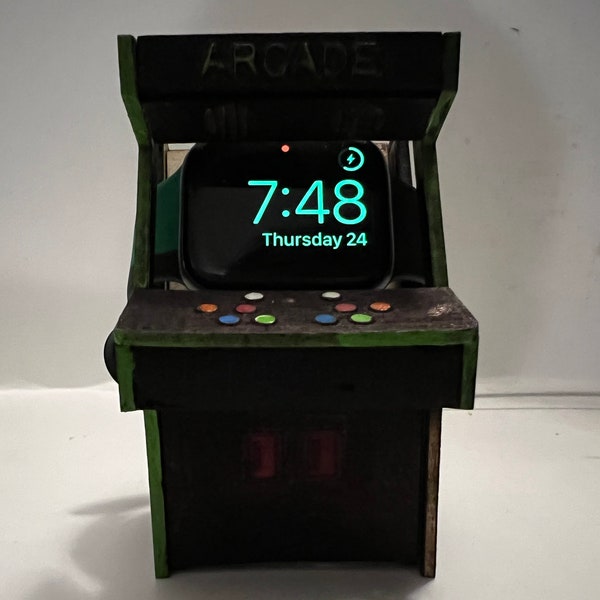 Arcade Apple Watch charger holder