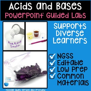 Acids vs Bases Labs | Editable | Digital