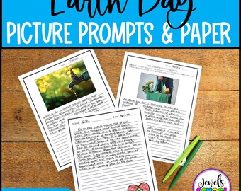 Earth Day Writing Prompts, Earth Day Writing Crafts,  Earth Day Activities for Kids, Earth Day Activities for Kids Printable