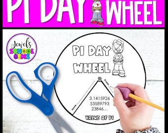 Pi Day Activities Pi Day Crafts Pi Day Digital Pi Day Download Pi Day Coloring Cut and Paste
