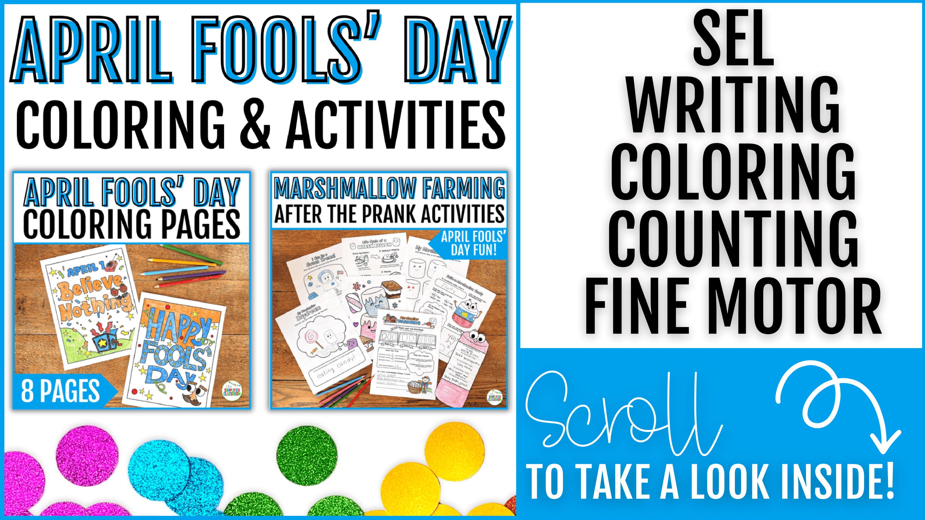 April Fools Day Classroom Activities for Kids April Fools Day ...
