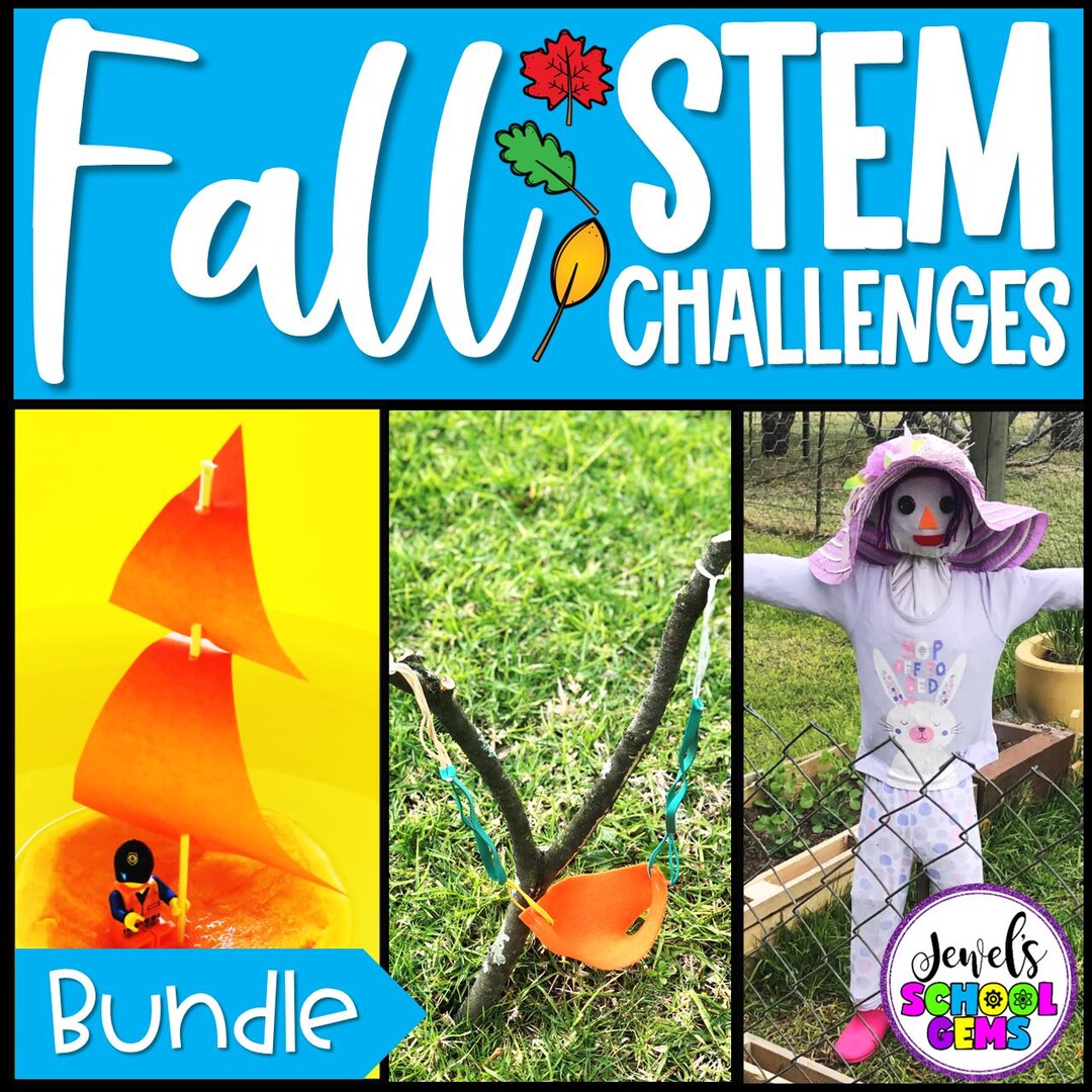 October STEM Activities | Fall STEM Challenges BUNDLE - Etsy