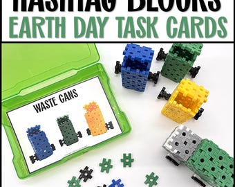 Earth Day Activities Earth Day Science Hashtag Blocks Science Classroom Task Cards Earth Day Download