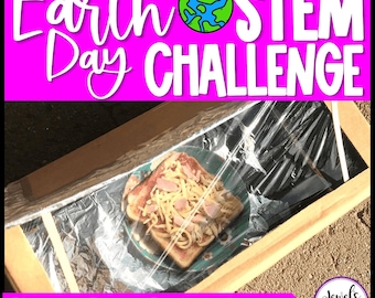 Renewable Energy, Stem Challenge, Solar Oven Stem Engineering Project, Earth Day Activities for Kids Printable